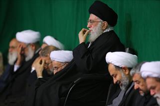 فرزند آیتالله بهجت در عزاداری بیت رهبری+عکس فرزند آیتالله بهجت در عزاداری بیت رهبری+عکس