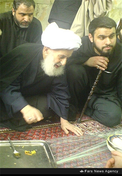 آخرین عاشورای مرحوم آیتالله مجتهدی(ره)+عکس آخرین عاشورای مرحوم آیتالله مجتهدی(ره)+عکس