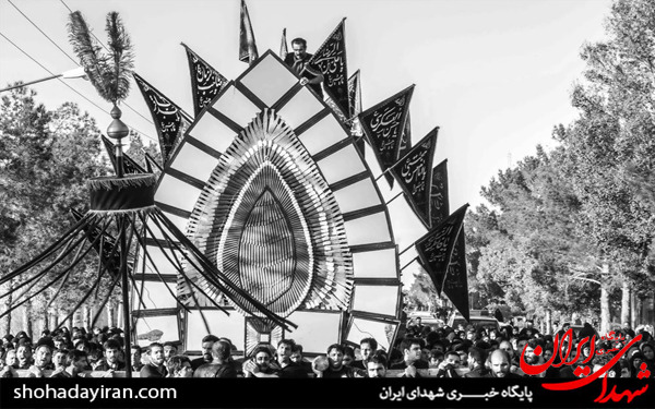 عکس/مراسم نخل برداری روز دوازدهم محرم