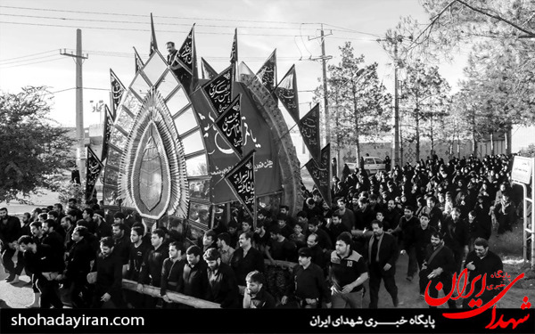 عکس/مراسم نخل برداری روز دوازدهم محرم