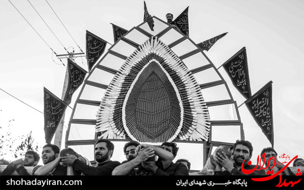 عکس/مراسم نخل برداری روز دوازدهم محرم