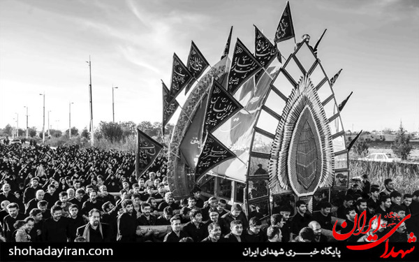 عکس/مراسم نخل برداری روز دوازدهم محرم