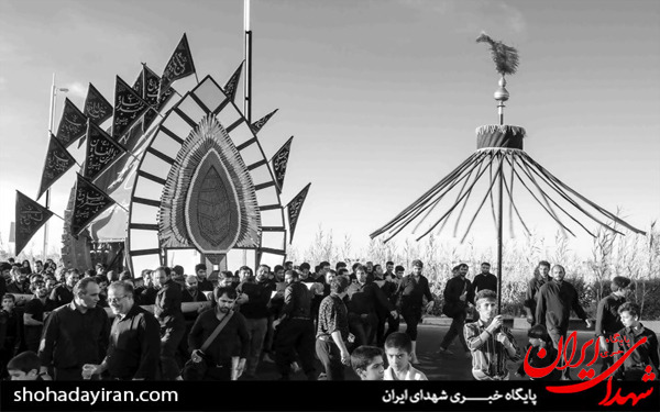 عکس/مراسم نخل برداری روز دوازدهم محرم