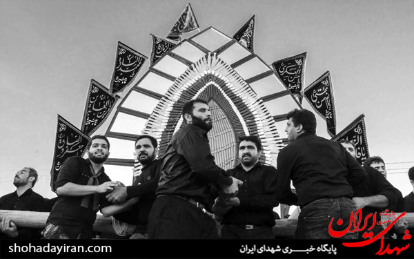 عکس/مراسم نخل برداری روز دوازدهم محرم