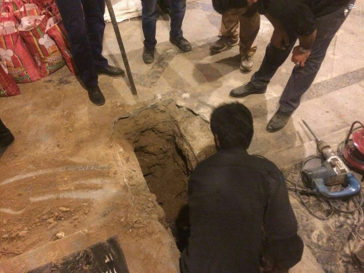 آرامگاه ابدی شهید امین کریمی در چیذر+عکس