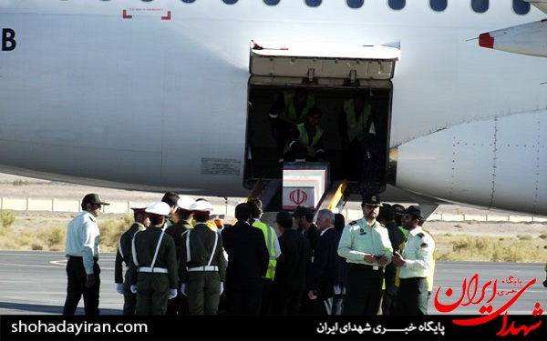 عکس/ورود پیکر دوشهید گمنام به خراسان جنوبی