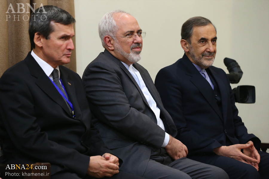 عکس/ دیدار رئیس‌جمهور ترکمنستان با امام خامنه ای