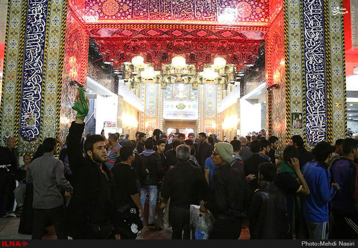عکس/ عزاداران حسینی در بین الحرمین