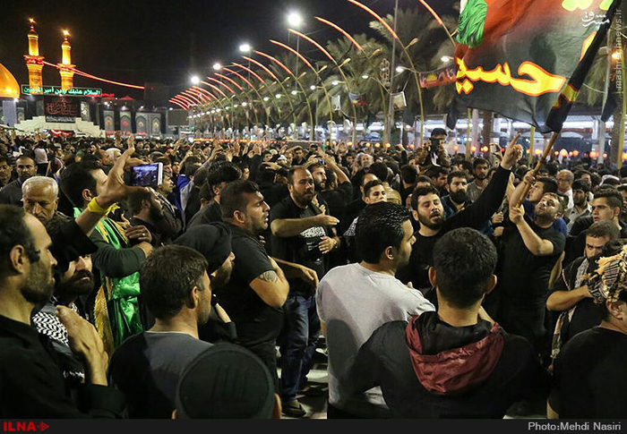عکس/ عزاداران حسینی در بین الحرمین