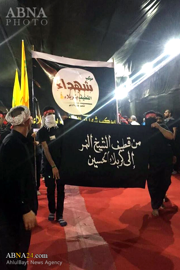 زیارت حرم امام حسین(ع) به نیابت از «شیخ النمر» + تصاویر زیارت حرم امام حسین(ع) به نیابت از «شیخ النمر» + تصاویر