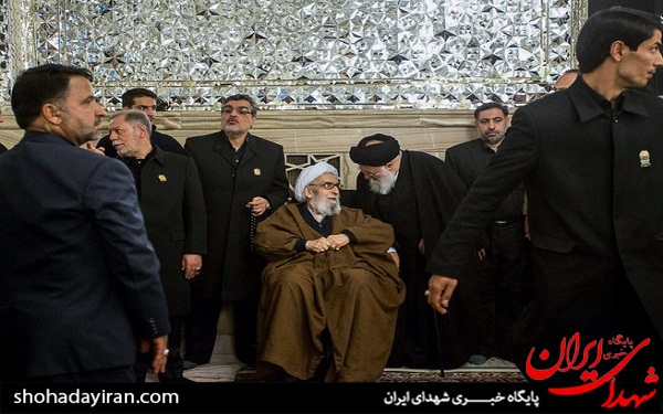 عکس/ آیین خطبه خوانی در شب شهادت امام رضا (ع)
