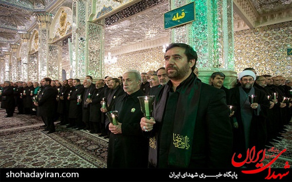 عکس/ آیین خطبه خوانی در شب شهادت امام رضا (ع)