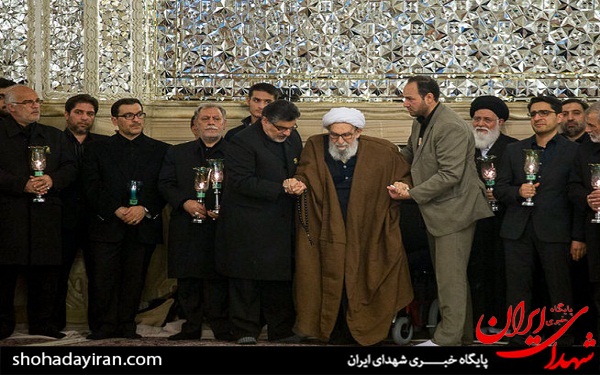 عکس/ آیین خطبه خوانی در شب شهادت امام رضا (ع)