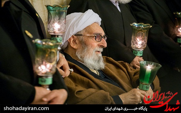عکس/ آیین خطبه خوانی در شب شهادت امام رضا (ع)