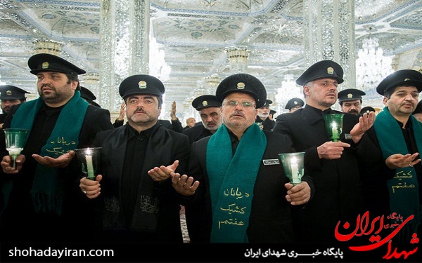 عکس/ آیین خطبه خوانی در شب شهادت امام رضا (ع)