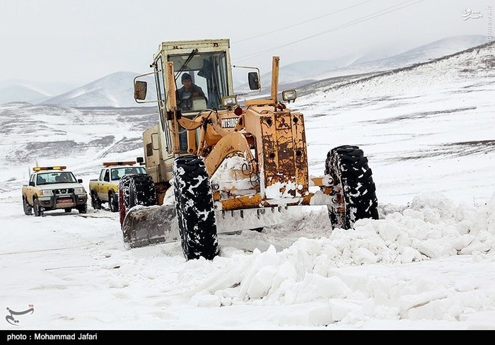 عکس/ بازگشایی جاده های منتهی به زنجان