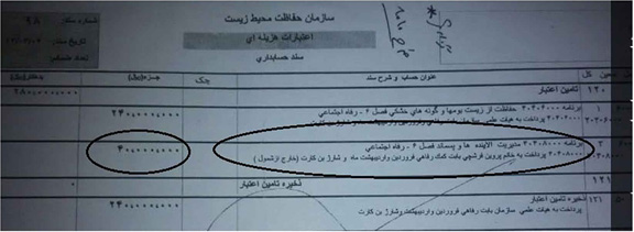 کمک میلیونی معصومه ابتکار به معاونش! +سند کمک میلیونی معصومه ابتکار به معاونش! +سند