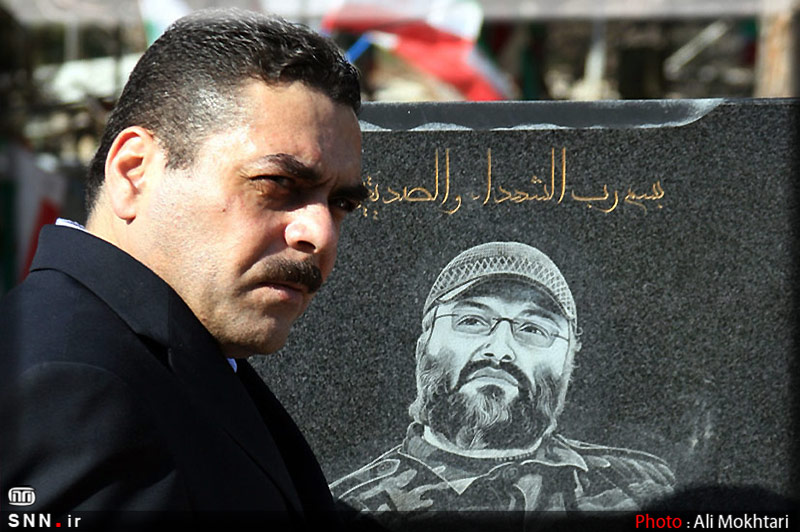 شهید سمیر قنطار در بهشت زهرای تهران+عکس