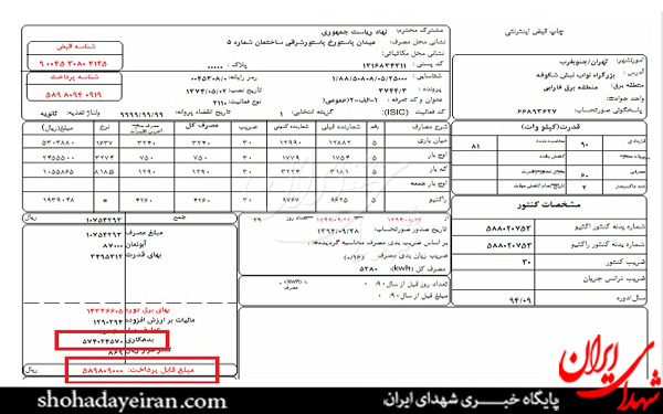بدهی 3 میلیاردی ریاست جمهوری به شرکت برق! بدهی 3 میلیاردی ریاست جمهوری به شرکت برق!