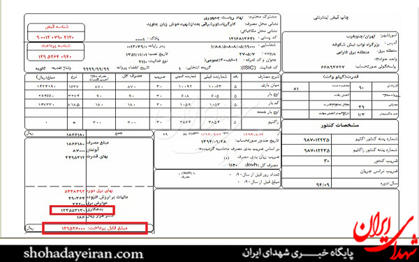 بدهی 3 میلیاردی ریاست جمهوری به شرکت برق! بدهی 3 میلیاردی ریاست جمهوری به شرکت برق!
