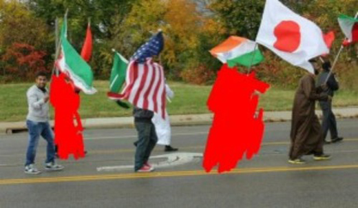 جنجال پرچم ایران در عربستان سعودی+عکس جنجال پرچم ایران در عربستان سعودی+عکس