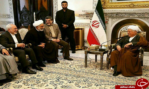 عید دیدنی ظریف از هاشمی رفسنجانی +عکس