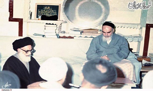 شهید دستغیب در محضر امام امت(ره) +عکس