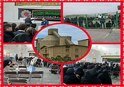 تجمع روستایان در مقابل کارخانه سیمان اردبیل تجمع روستایان در مقابل کارخانه سیمان اردبیل