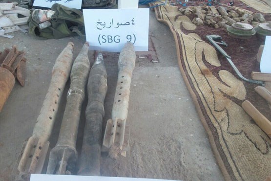 کشف بزرگترین کارگاه ساخت موشک داعش + عکس کشف بزرگترین کارگاه ساخت موشک داعش + عکس