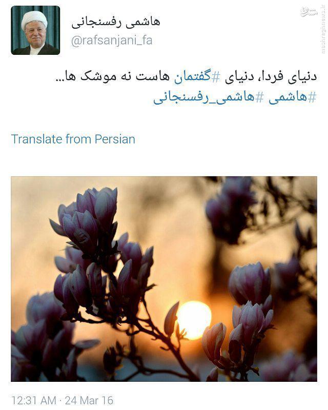 عقبنشینی رسمی هاشمی از اظهارنظر موشکی عقبنشینی رسمی هاشمی از اظهارنظر موشکی