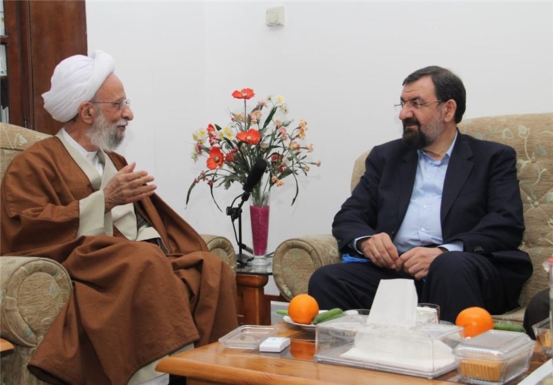 محسن رضایی با علامه مصباح دیدار کرد + عکس محسن رضایی با علامه مصباح دیدار کرد + عکس