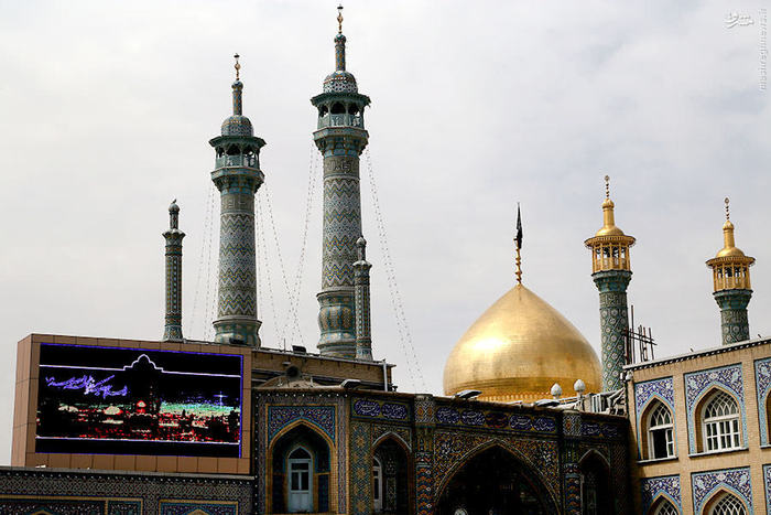 عکس/ عزاداری شهادت امام هادی(ع) در حرم حضرت معصومه(س)