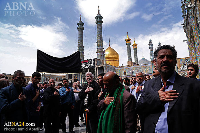 عکس/ عزاداری شهادت امام هادی(ع) در حرم حضرت معصومه(س)
