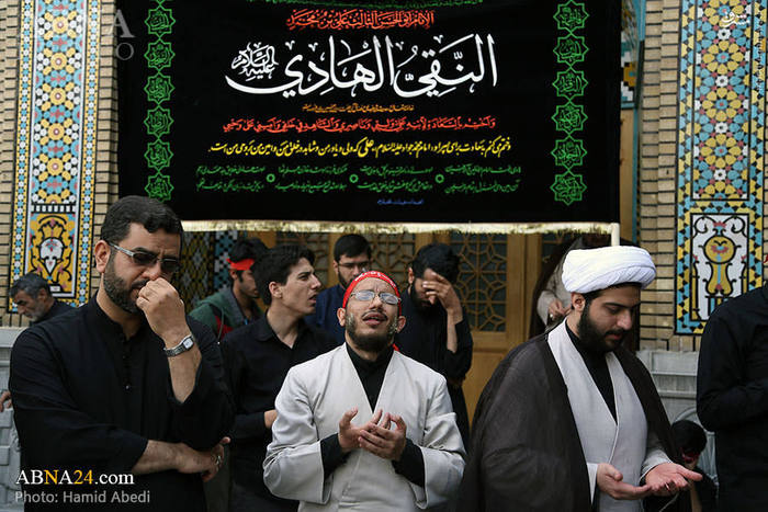 عکس/ عزاداری شهادت امام هادی(ع) در حرم حضرت معصومه(س)