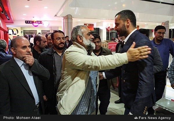 عکس/احوالپرسی بازیگر معروف با سردار نقدی