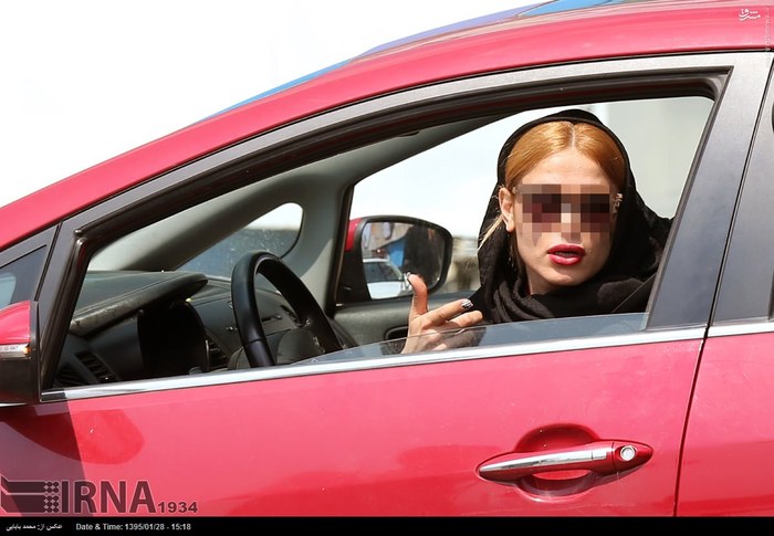 برخورد با بدپوششان و  بدحجابان در تهران +عکس
