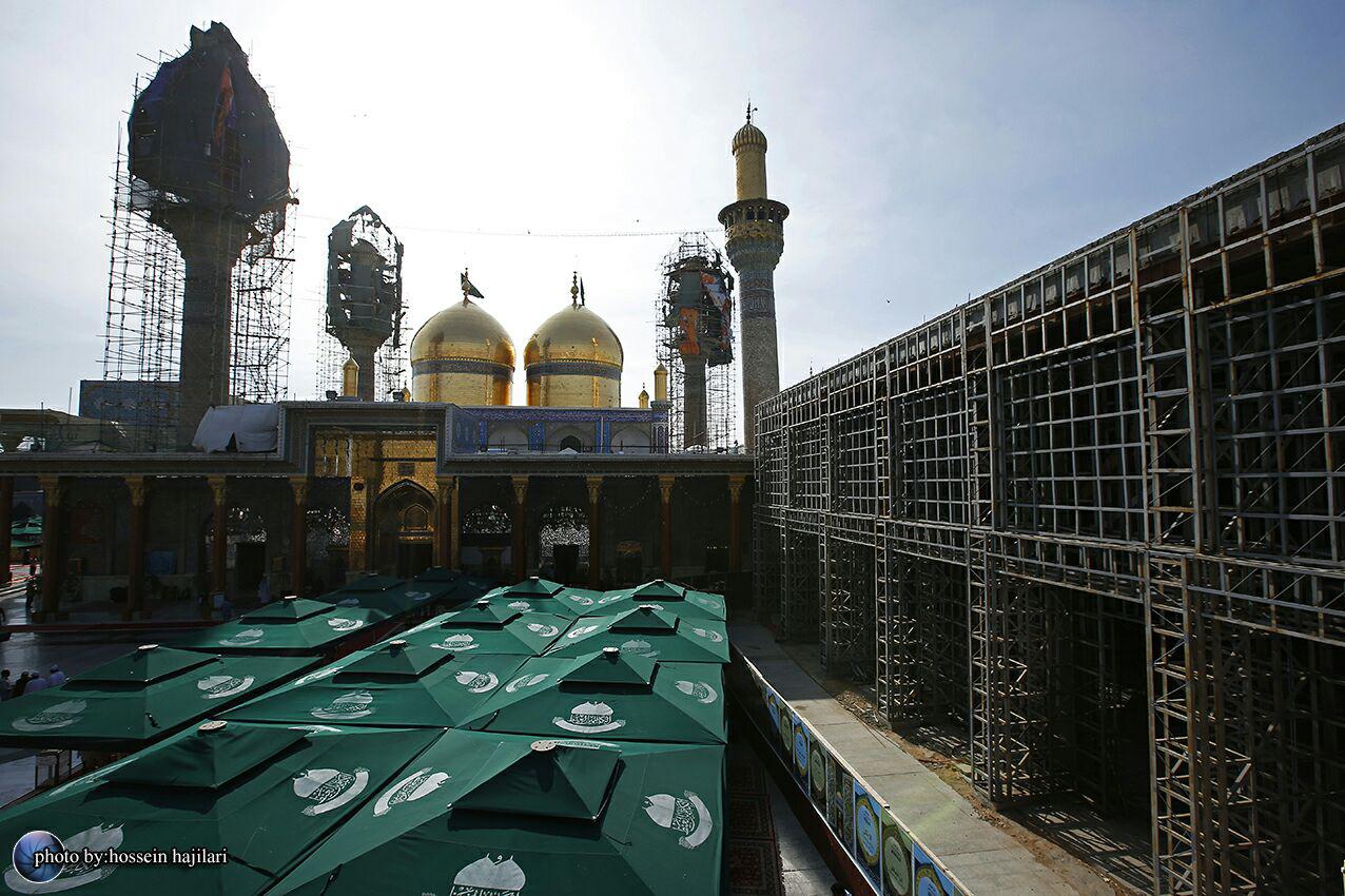 ادامه بازسازی حرم امامین جوادین(ع) +عکس ادامه بازسازی حرم امامین جوادین(ع) +عکس