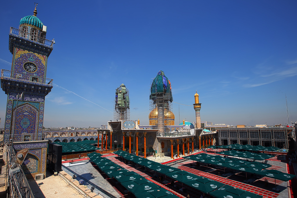 ادامه بازسازی حرم امامین جوادین(ع) +عکس ادامه بازسازی حرم امامین جوادین(ع) +عکس