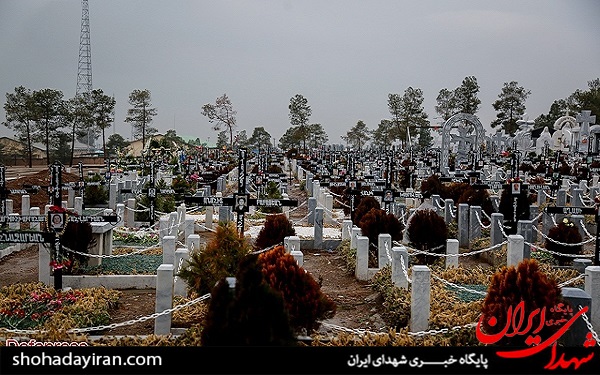 عکس/ مزار شهدای ارامنی در آرامستان ارامنه