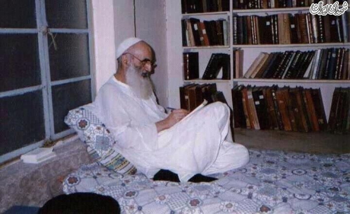 تصویری دیده نشده از آیت الله سیستانی+عکس