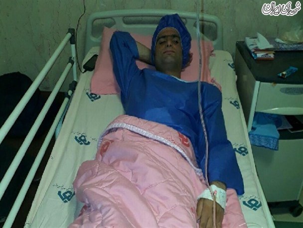 حمله به طلبه جوان در حین حمله به طلبه جوان در حین