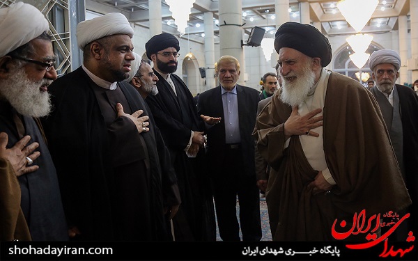 عکس/ مراسم اولین سالگرد شهادت شیخ نمر باقرالنمر در مسجد اعظم قم‎
