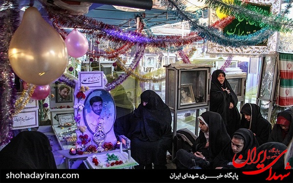 عکس/ جشن تولد شهید مدافع حرم علی امرایی