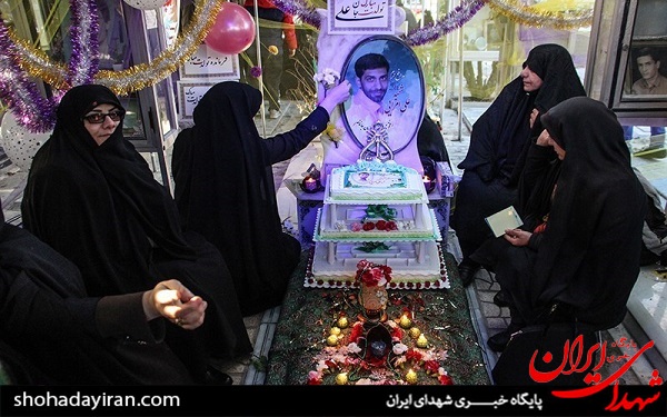 عکس/ جشن تولد شهید مدافع حرم علی امرایی