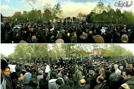 حضور گسترده مردم در مقابل دانشگاه تهران +عکس حضور گسترده مردم در مقابل دانشگاه تهران +عکس