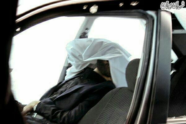 عکسی از لحظه ترور شهید 