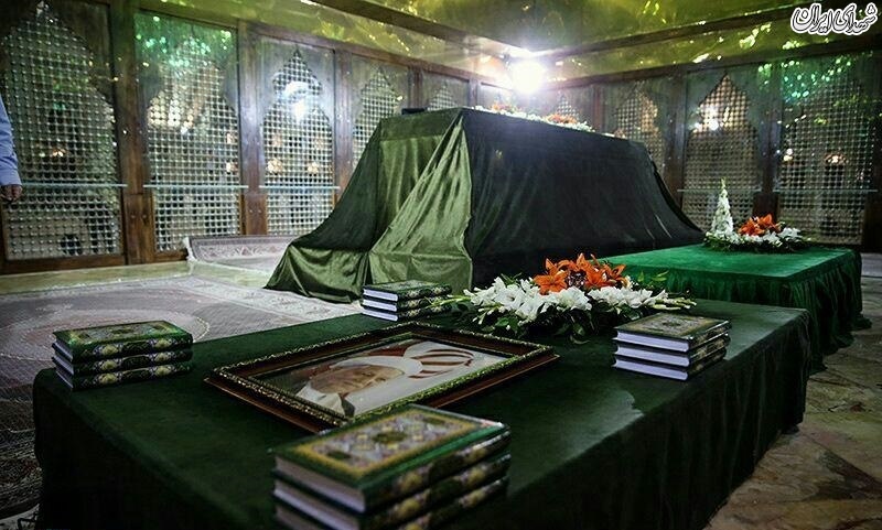 نمایی از قبر مرحوم هاشمی رفسنجانی+عکس