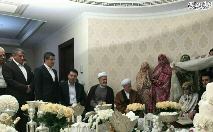 خطبه مرحوم هاشمی در عقد نوه اش+عکس