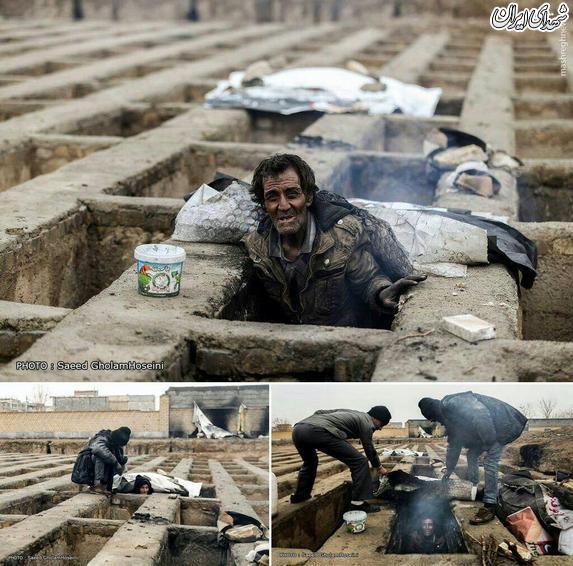 گزارش تکاندهنده از زندگی ۵۰ نفر در گور!+عکس گزارش تکاندهنده از زندگی ۵۰ نفر در گور!+عکس
