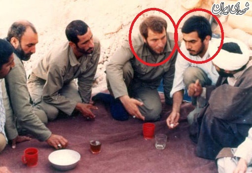استاد رحیم پورازغدی و قالیباف در جبهه+عکس